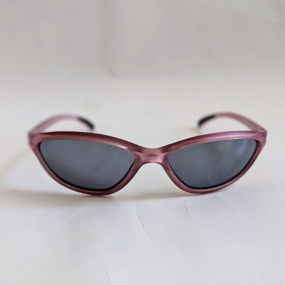 NWT Vintage 90\'s Plastic Oval Lady Fashion Sunglasses (M. Crystal Pink) main image 5